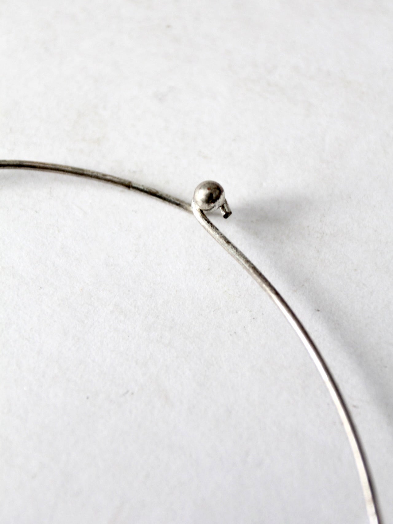 vintage silver tone pendant choker necklace – 86 Vintage