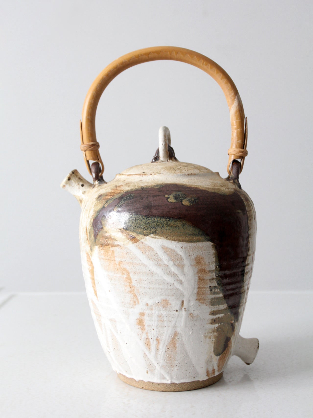 vintage Greg White studio pottery tea pot – 86 Vintage
