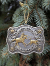 vintage western belt buckle ornament set