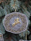 vintage western belt buckle ornament set