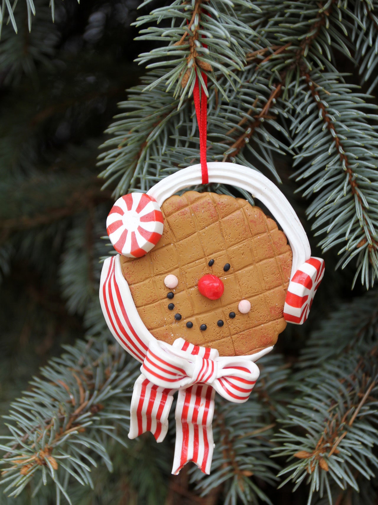 vintage gingerbread Christmas ornaments