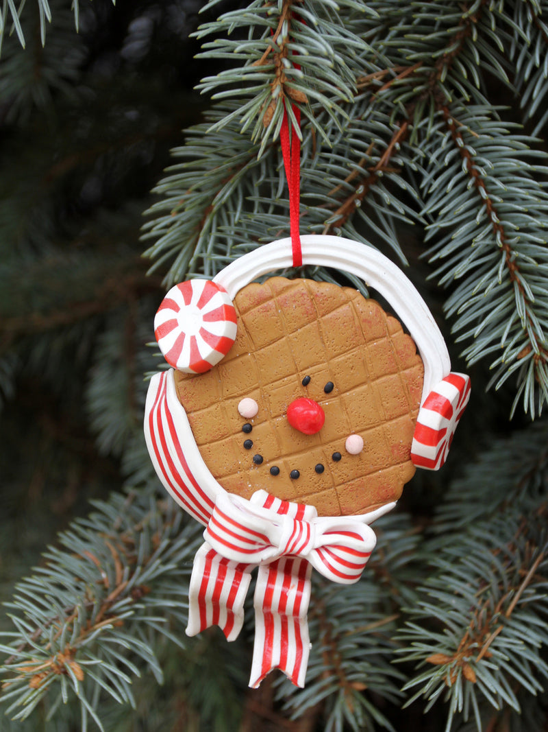 vintage gingerbread Christmas ornaments