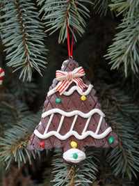 vintage gingerbread Christmas ornaments