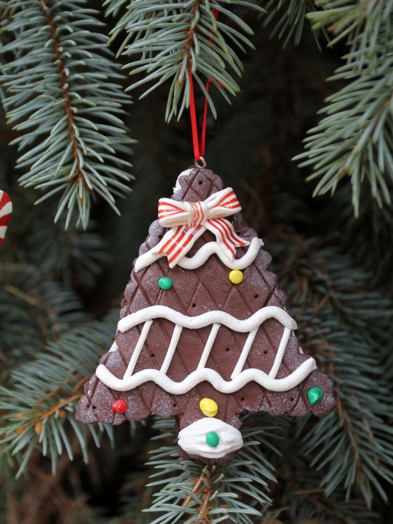 vintage gingerbread Christmas ornaments