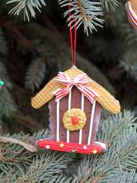 vintage gingerbread Christmas ornaments