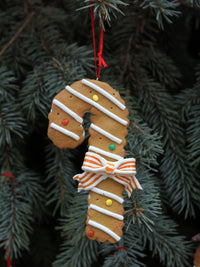 vintage gingerbread Christmas ornaments