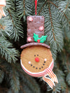 vintage gingerbread Christmas ornaments