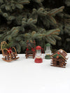 vintage lodge cabin Christmas ornaments
