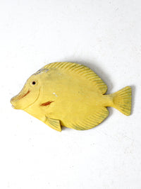 vintage carved fish wall art collection