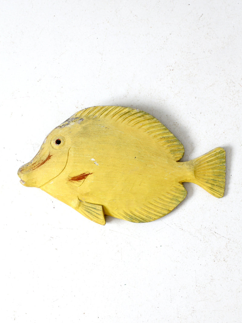 vintage carved fish wall art collection