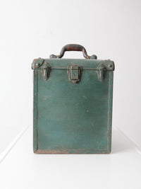 antique industrial utility tool box