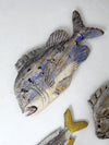 vintage carved fish wall art collection