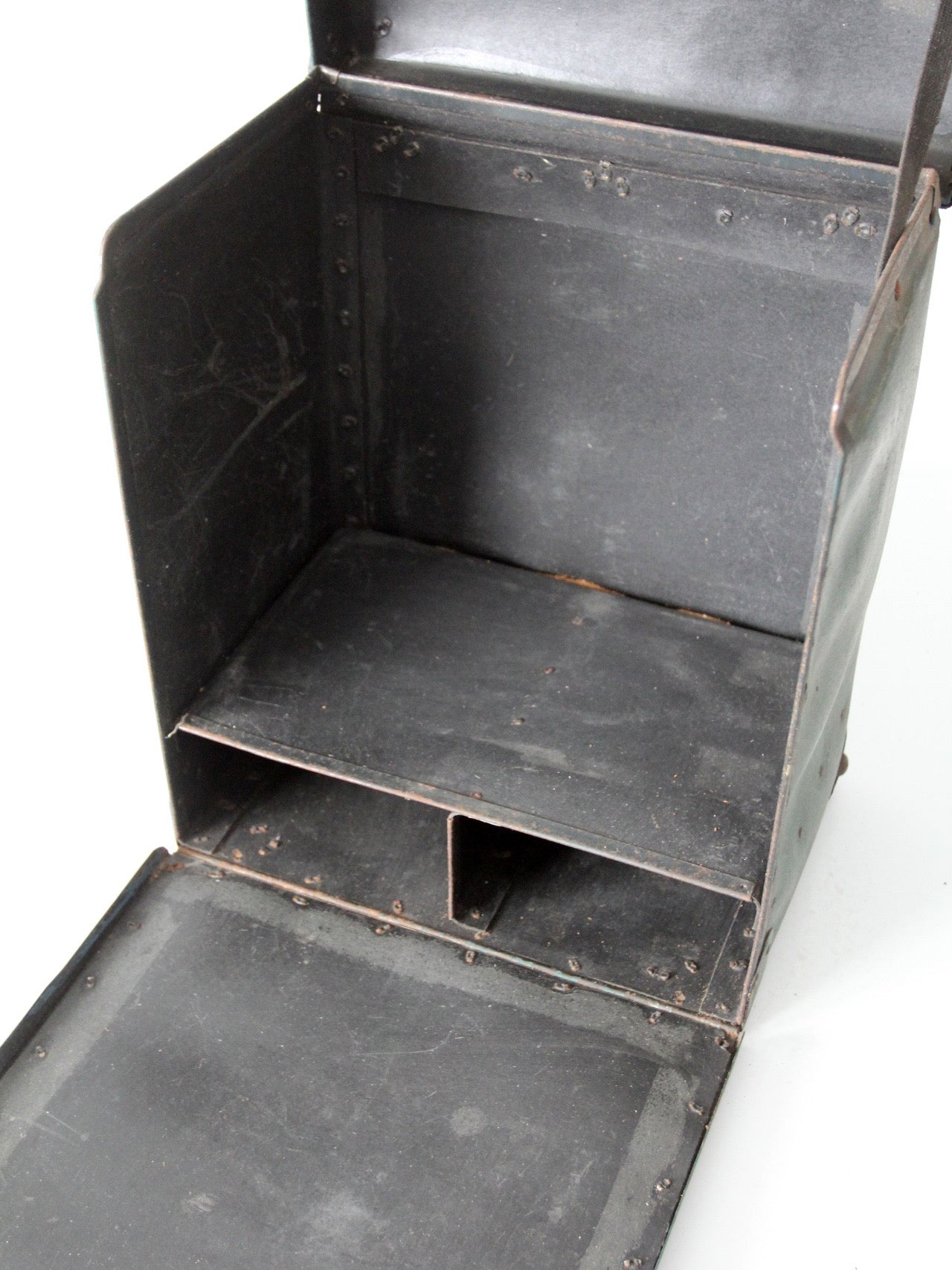 antique industrial utility tool box