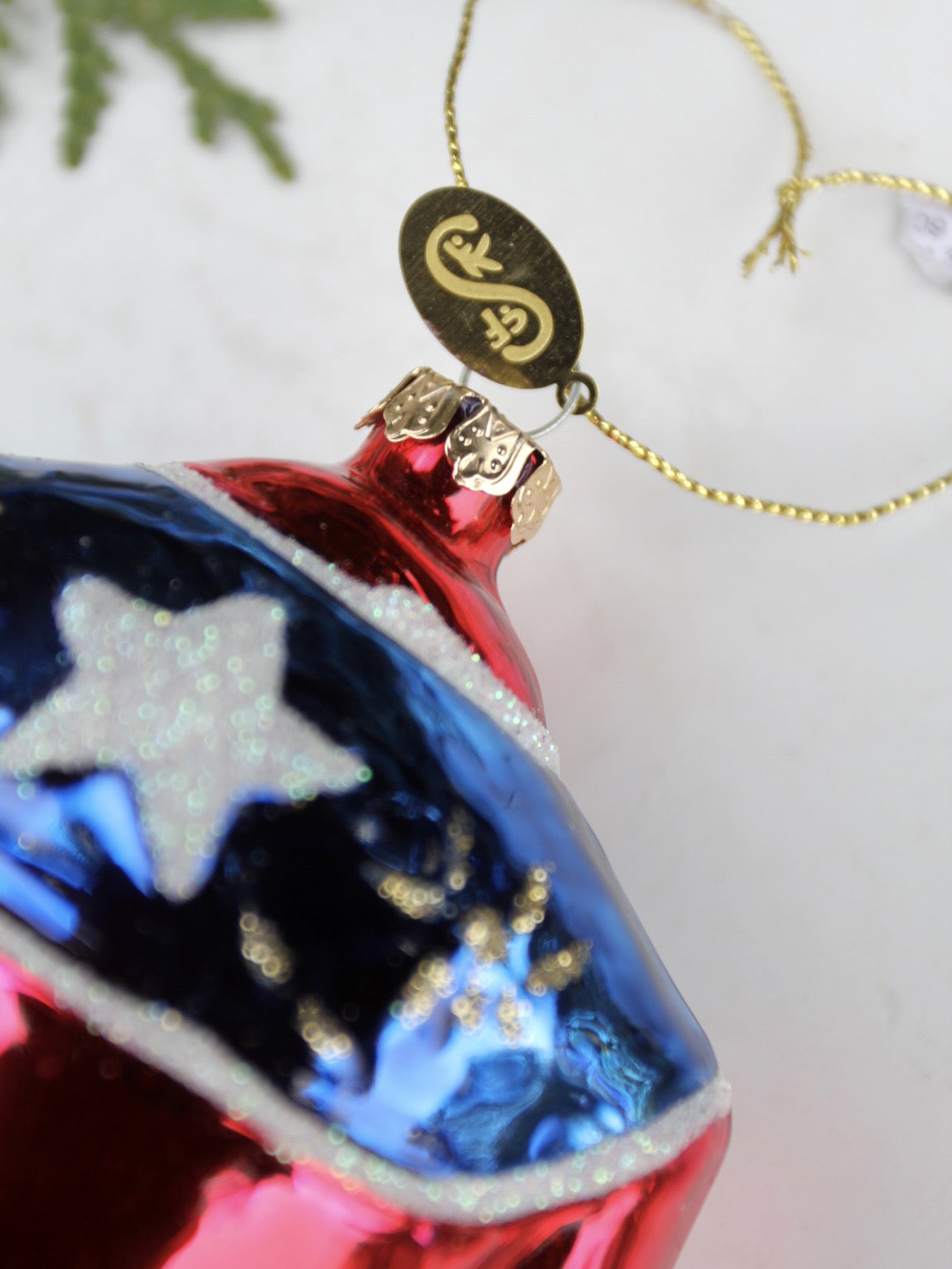 vintage Western holiday ornament set