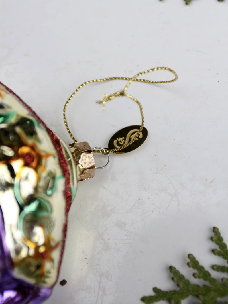 vintage Western holiday ornament set