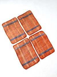 vintage woven placemats set of 4