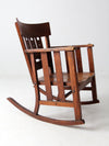 antique Arts & Crafts rocking chair