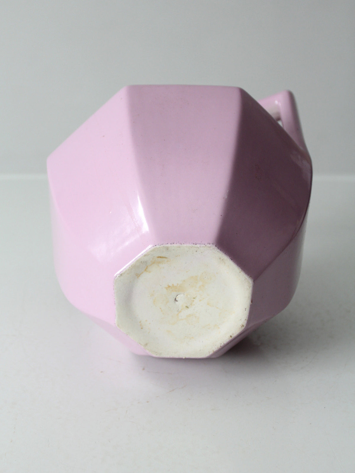 vintage postmodern double handle ceramic vase