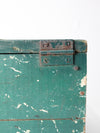 vintage painted wood tool box