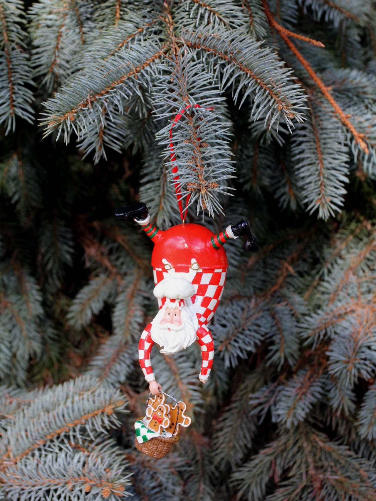 vintage Santa Christmas ornament