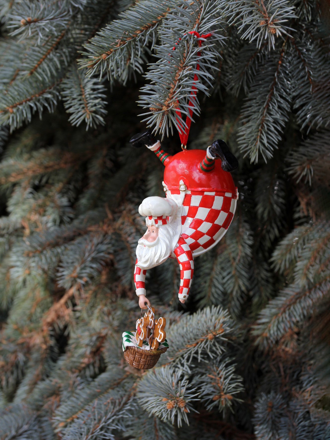 vintage Santa Christmas ornament