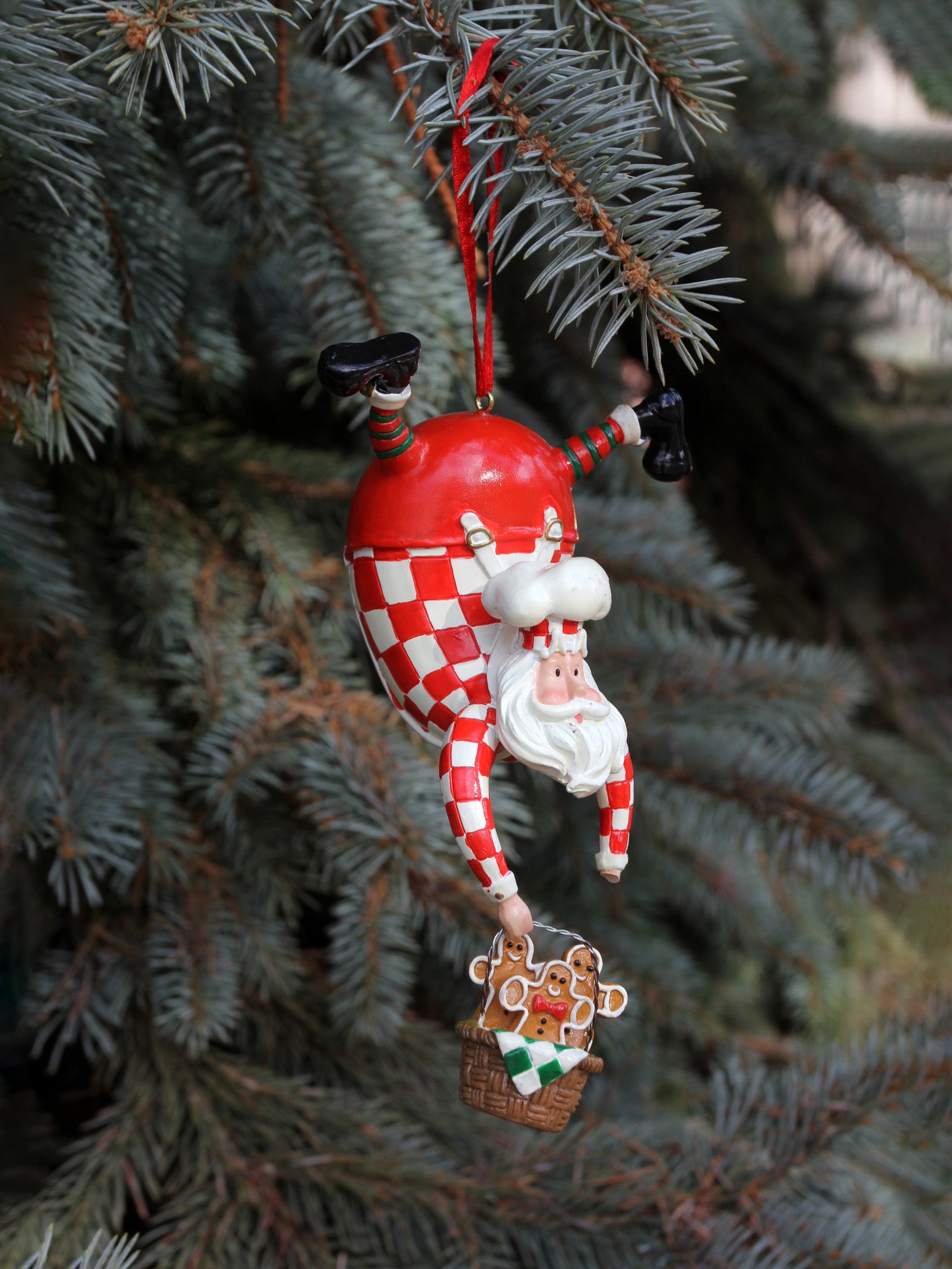 vintage Santa Christmas ornament