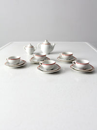 vintage Japanese miniature porcelain tea set