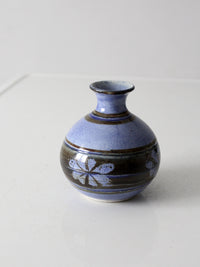 vintage handmade studio pottery vase