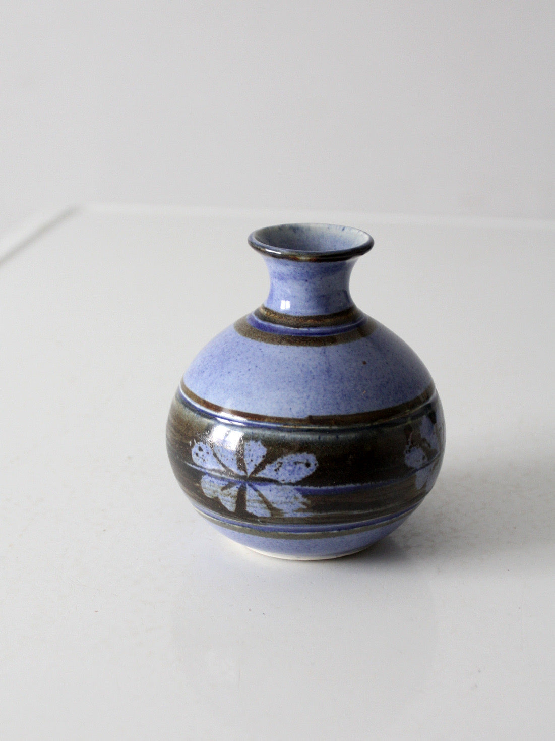 vintage handmade studio pottery vase