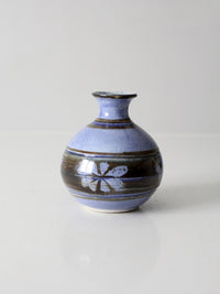vintage handmade studio pottery vase