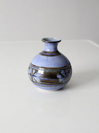vintage handmade studio pottery vase