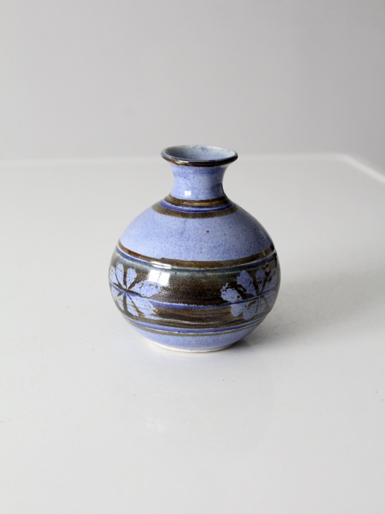 vintage handmade studio pottery vase
