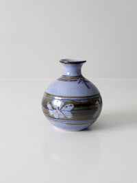 vintage handmade studio pottery vase