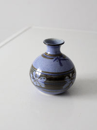 vintage handmade studio pottery vase