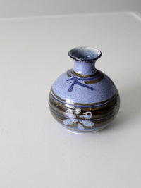 vintage handmade studio pottery vase