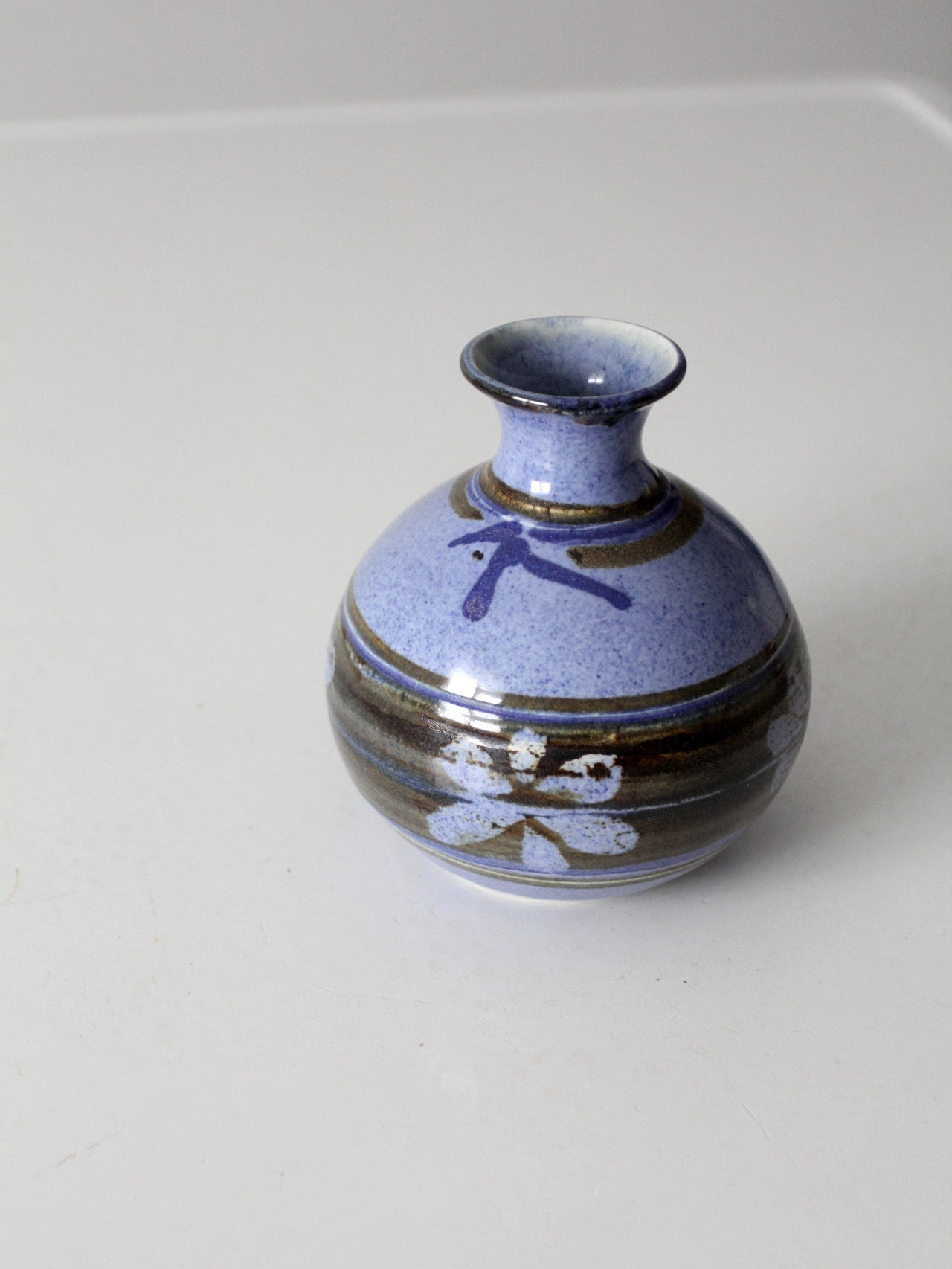 vintage handmade studio pottery vase