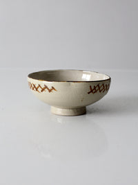vintage handmade studio pottery bowl