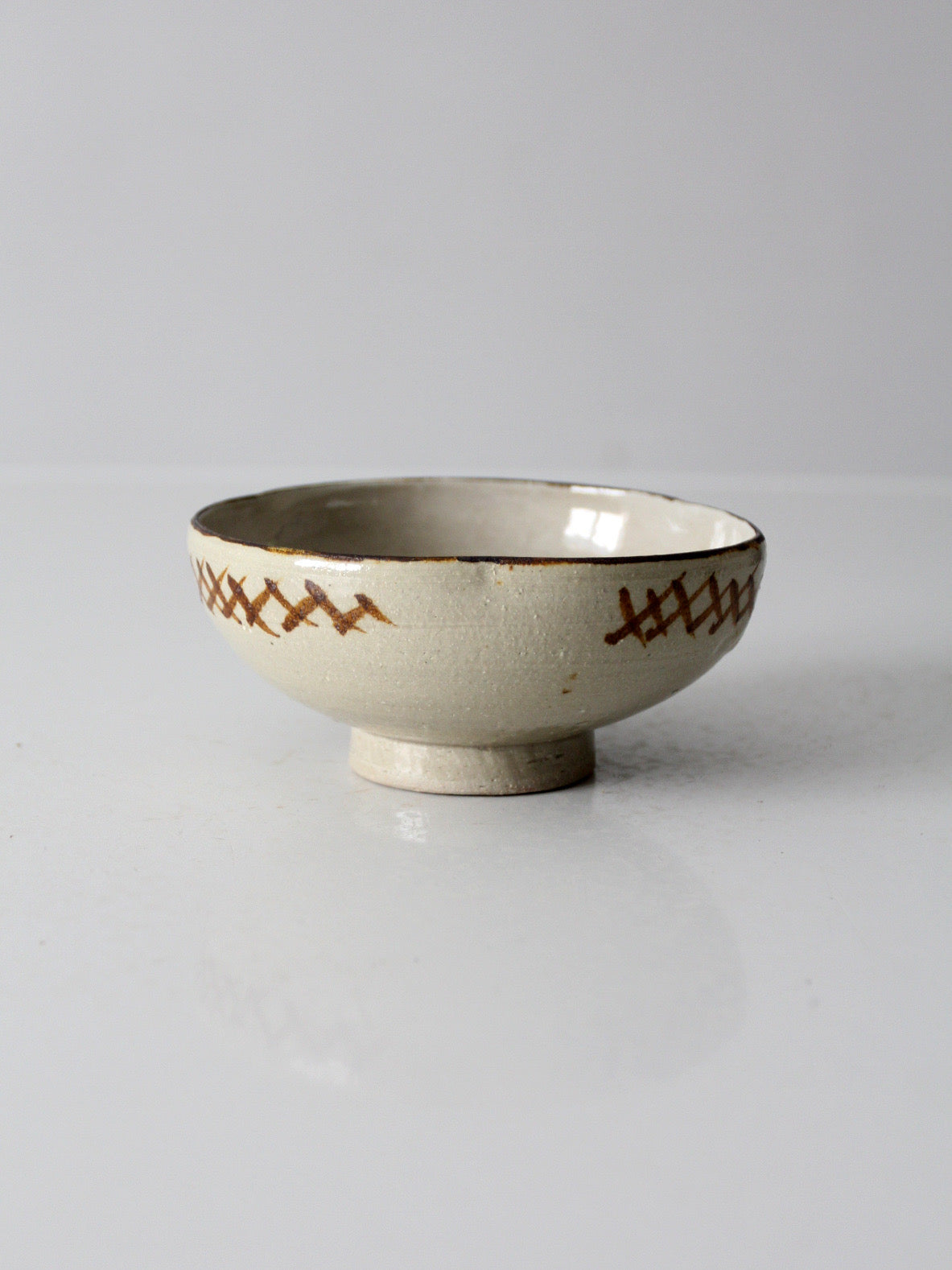 vintage handmade studio pottery bowl