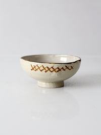 vintage handmade studio pottery bowl