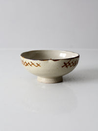 vintage handmade studio pottery bowl