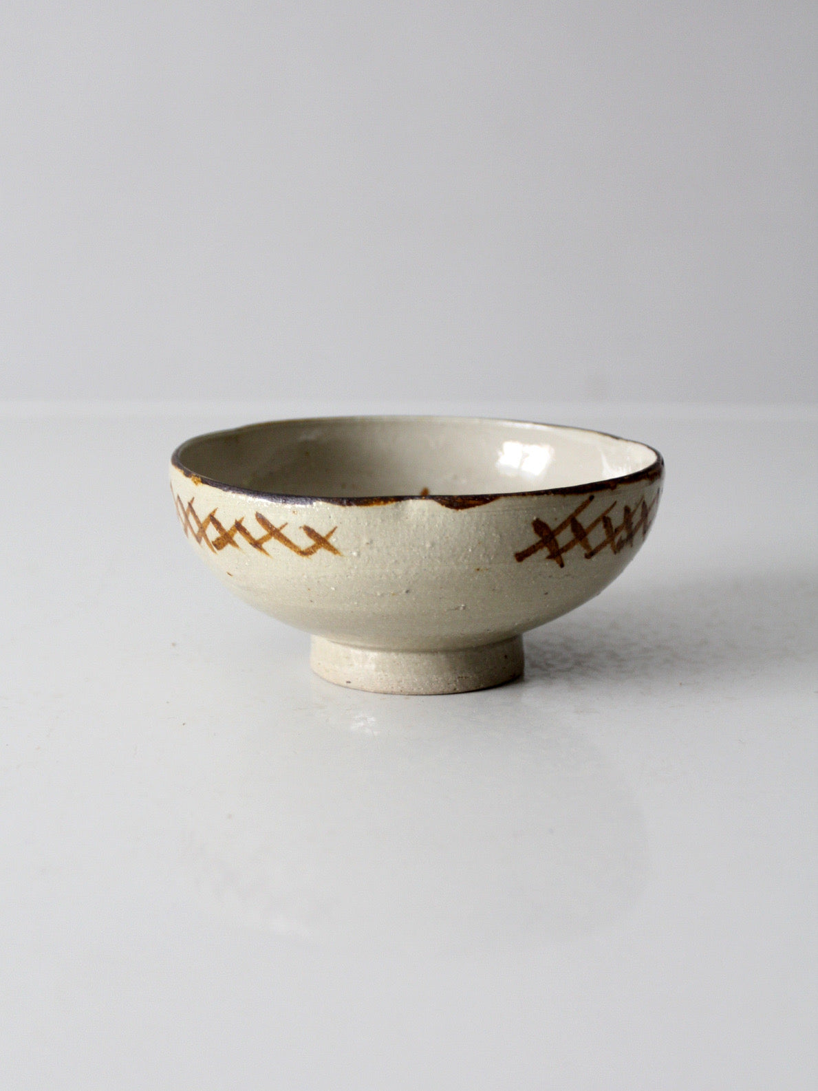 vintage handmade studio pottery bowl