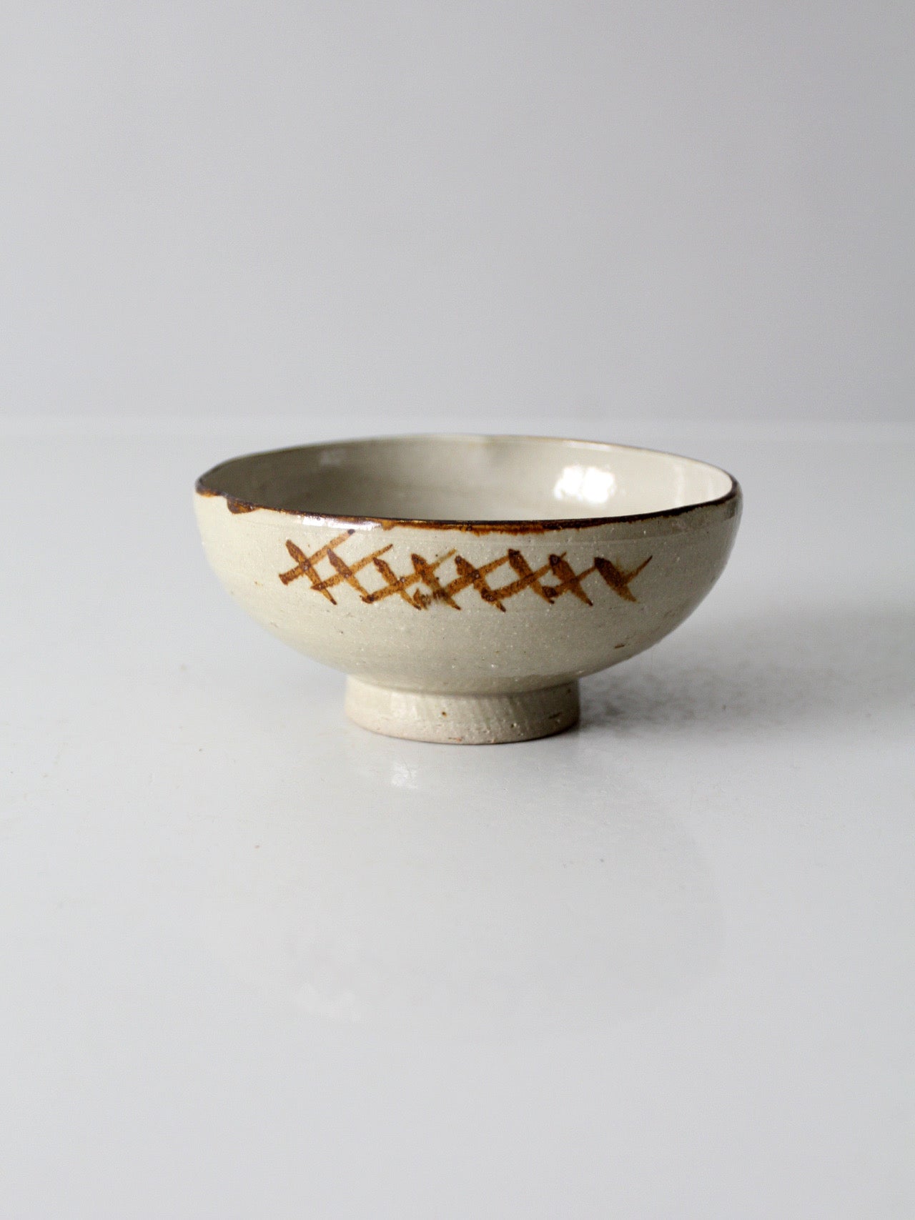 vintage handmade studio pottery bowl