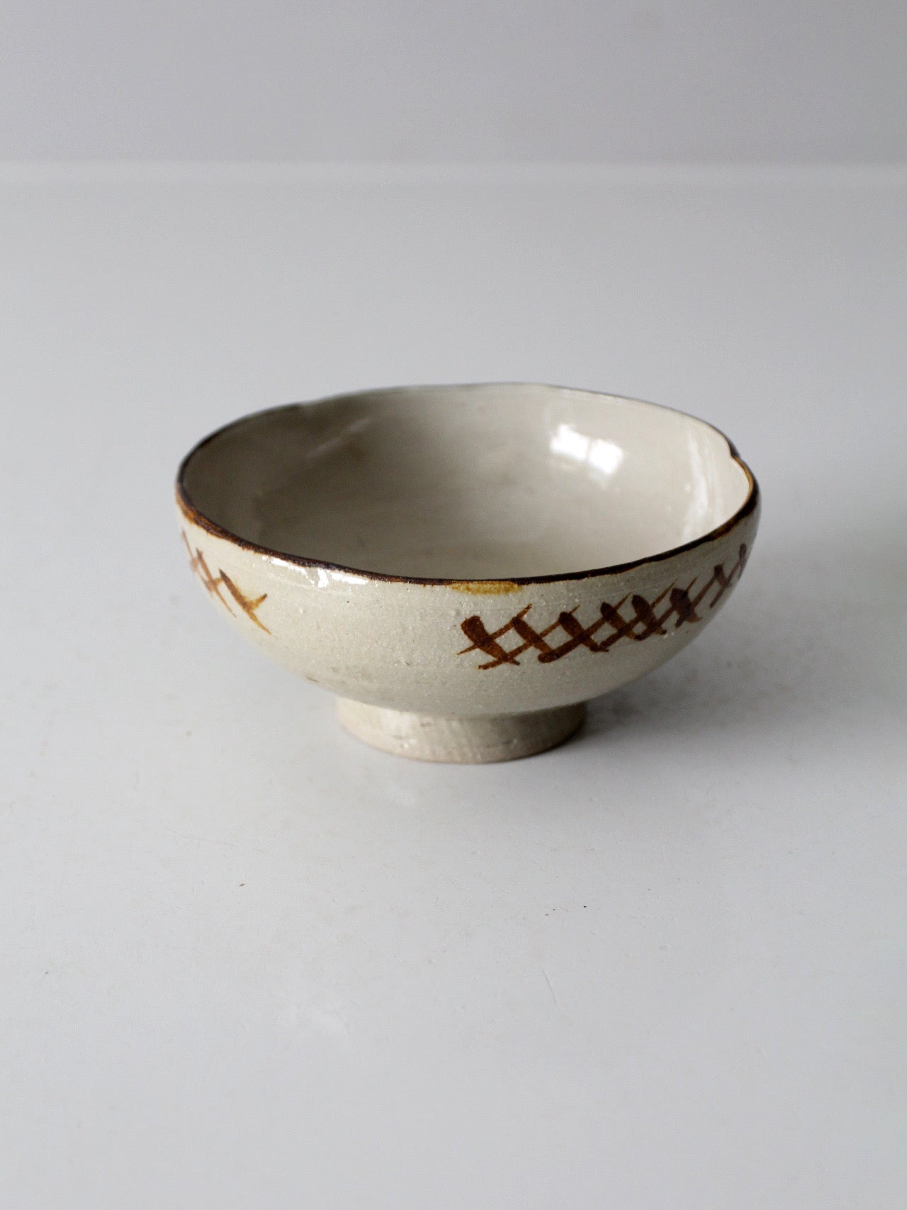 vintage handmade studio pottery bowl