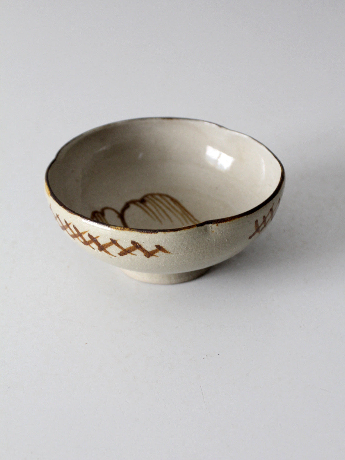 vintage handmade studio pottery bowl
