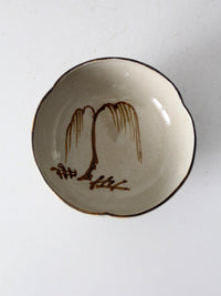 vintage handmade studio pottery bowl