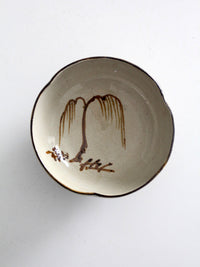 vintage handmade studio pottery bowl