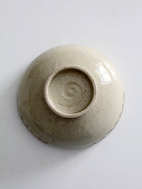 vintage handmade studio pottery bowl