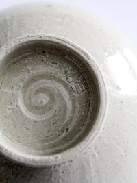 vintage handmade studio pottery bowl