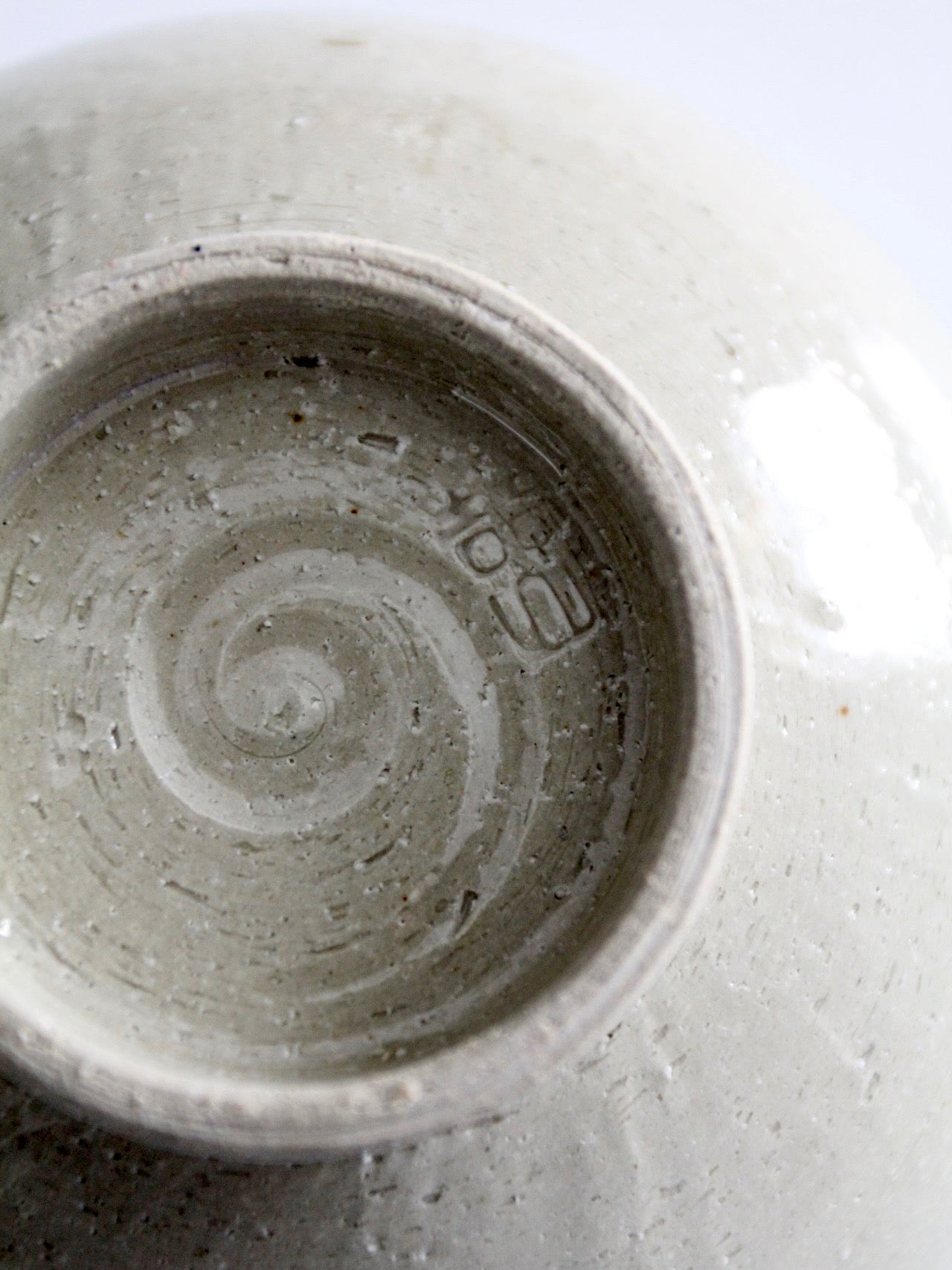 vintage handmade studio pottery bowl