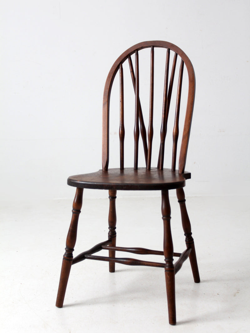 vintage Windsor brace back chair